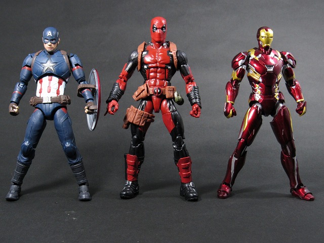 マーベル・レジェンド MARVEL LEGENDS　デッドプール(X-MEN ジャガーノートシリーズ)　レビュー　全身