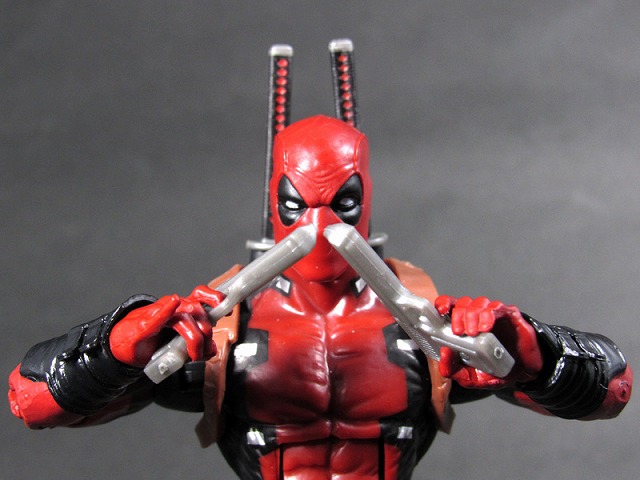 マーベル・レジェンド MARVEL LEGENDS　デッドプール(X-MEN ジャガーノートシリーズ)　レビュー　アクション