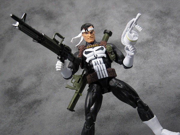 マーベル・レジェンド MARVEL LEGENDS パニッシャー PUNISHER　レビュー　アクション