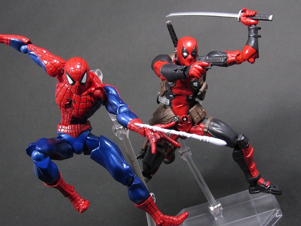 リボルテック Amazing Yamaguchi　スパイダーマン　レビュー　アクション