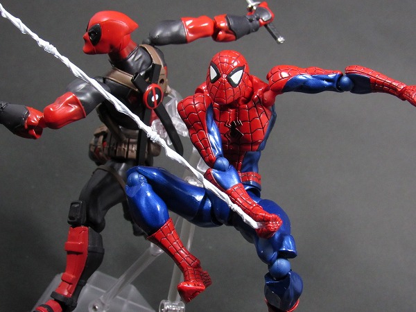 リボルテック Amazing Yamaguchi　スパイダーマン　レビュー　アクション