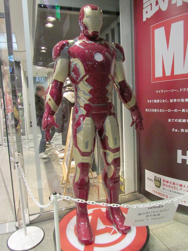 MARVEL: JOIN THE HEROES in 109MEN’S　マーベル　渋谷