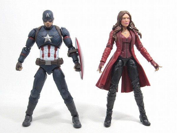 マーベルレジェンド　スカーレット・ウィッチ　シビルウォー　MARVEL LEGENDS　レビュー　全身