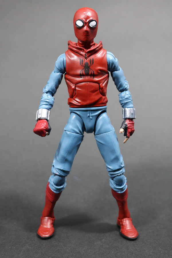 マーベルレジェンド　スパイダーマン　ホームメイドスーツ　MARVEL LEGENDS SPIDERMAN HOMEMADE SUIT　レビュー レビュー　全身