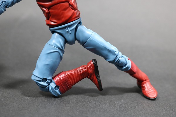 マーベルレジェンド　スパイダーマン　ホームメイドスーツ　MARVEL LEGENDS SPIDERMAN HOMEMADE SUIT　レビュー　可動