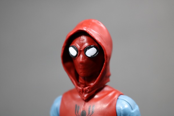 マーベルレジェンド　スパイダーマン　ホームメイドスーツ　MARVEL LEGENDS SPIDERMAN HOMEMADE SUIT　レビュー　付属品