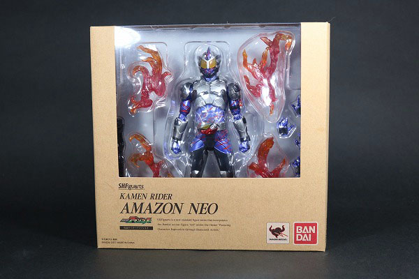 S.H.フィギュアーツ　仮面ライダーアマゾンネオ　Amazon限定版　 レビュー　箱　パッケージ