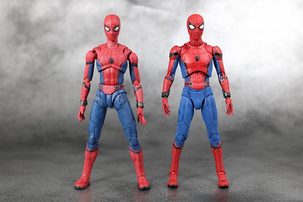 MAFEX　スパイダーマン　ホームカミング　レビュー　S.H.フィギュアーツ スパイダーマンと比較