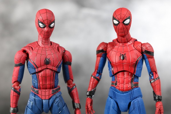 MAFEX　スパイダーマン　ホームカミング　レビュー　S.H.フィギュアーツ スパイダーマンと比較