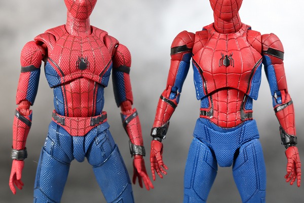 MAFEX　スパイダーマン　ホームカミング　レビュー　S.H.フィギュアーツ スパイダーマンと比較