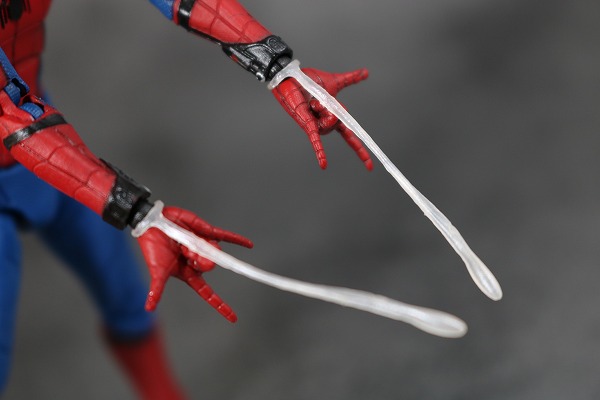 MAFEX　スパイダーマン　ホームカミング　レビュー　付属品