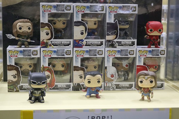 東京コミコン2017　ホットトイズ　Funko pop　ジャスティスリーグ