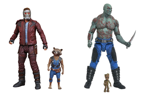 マーベルセレクト新作！『GOTG』から「スターロード&ロケット」、「ドラックス&グルート」登場！