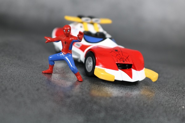 超合金魂　GX-33 レオパルドン＆スパイダーマン＆スパイダーマシンGP-7　アクション　レビュー