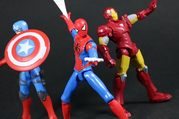 ハイパーモーションズ　スパイダーマン　ディスクウォーズ・アベンジャーズ　レビュー　アクション 