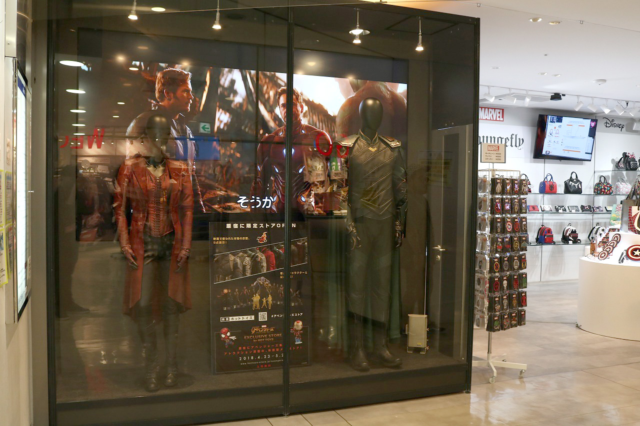 SHIBUYA109 マーベル MARVEL POP UP STORE ラウンジフライ　レポート　渋谷