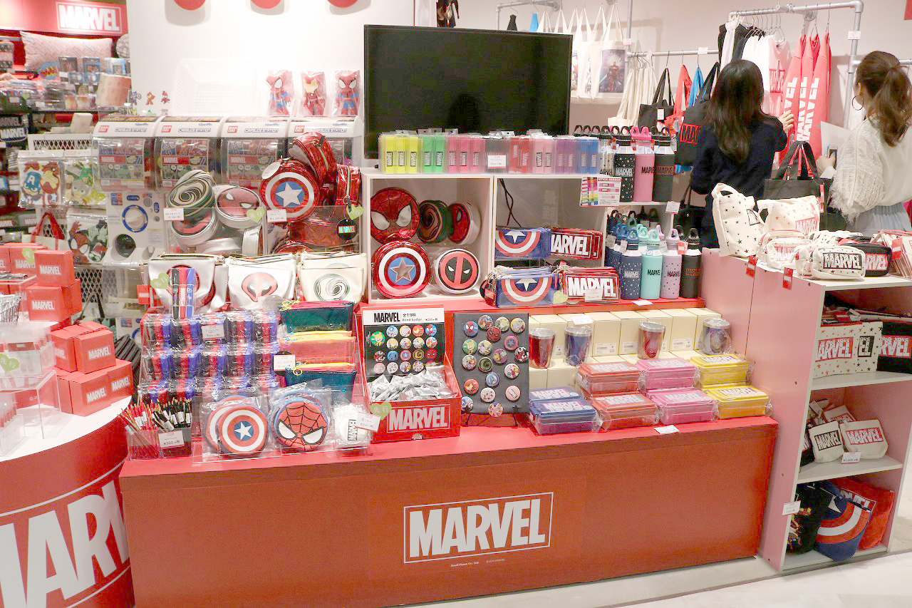 SHIBUYA109 マーベル MARVEL POP UP STORE ラウンジフライ　レポート　渋谷