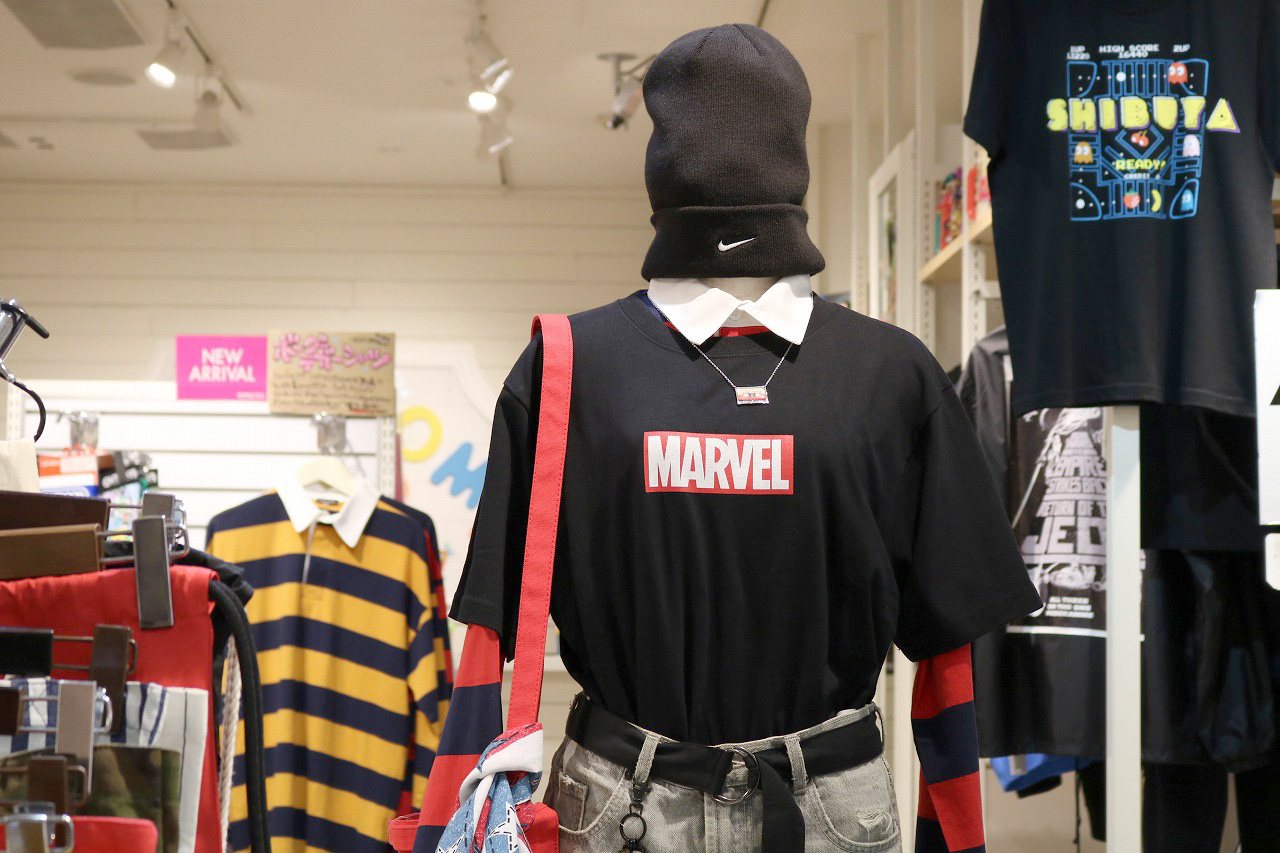 SHIBUYA109 マーベル MARVEL POP UP STORE ラウンジフライ　レポート　渋谷