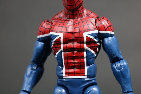 マーベルレジェンド　スパイダーUK　レビュー　全身