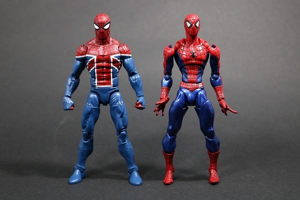 マーベルレジェンド　スパイダーUK　レビュー　全身