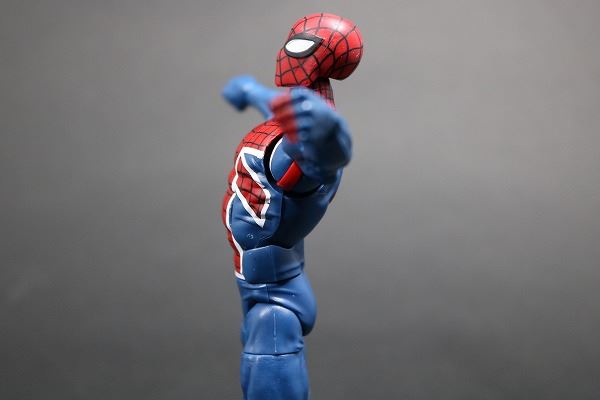 マーベルレジェンド　スパイダーUK　レビュー 可動範囲