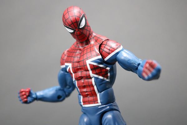 マーベルレジェンド　スパイダーUK　レビュー　アクション