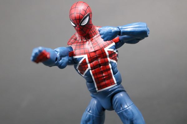 マーベルレジェンド　スパイダーUK　レビュー　アクション