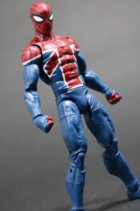 マーベルレジェンド　スパイダーUK　レビュー　アクション