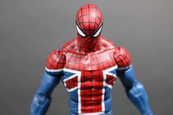 マーベルレジェンド　スパイダーUK　レビュー　アクション