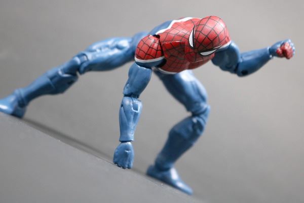 マーベルレジェンド　スパイダーUK　レビュー　アクション