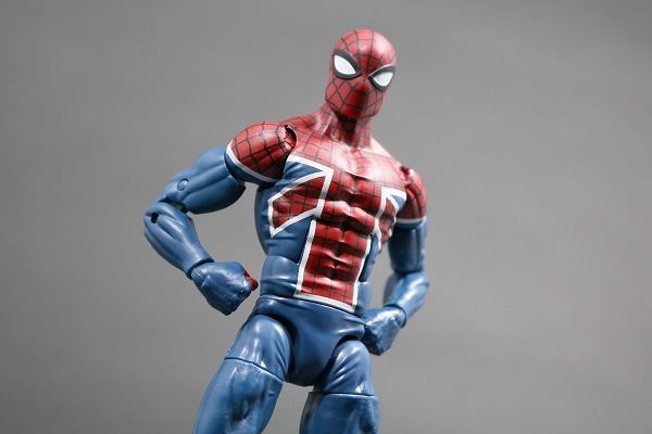 マーベルレジェンド　スパイダーUK　レビュー　アクション