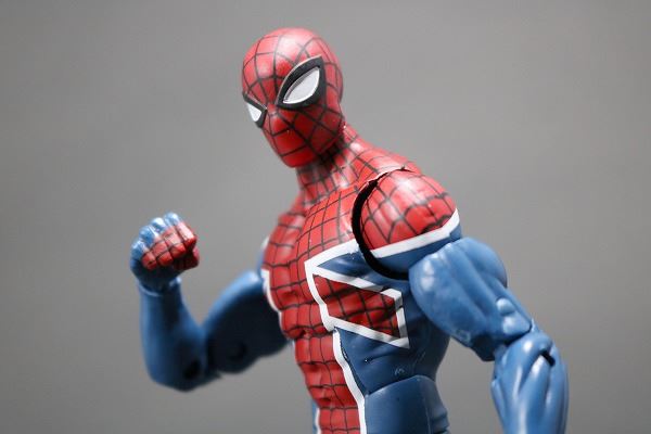 マーベルレジェンド　スパイダーUK　レビュー　アクション