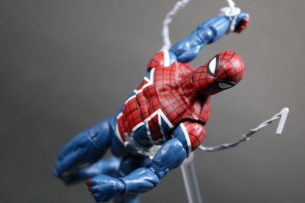 マーベルレジェンド　スパイダーUK　レビュー　アクション