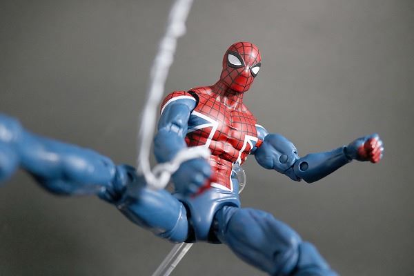 マーベルレジェンド　スパイダーUK　レビュー　アクション