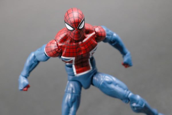 マーベルレジェンド　スパイダーUK　レビュー　アクション