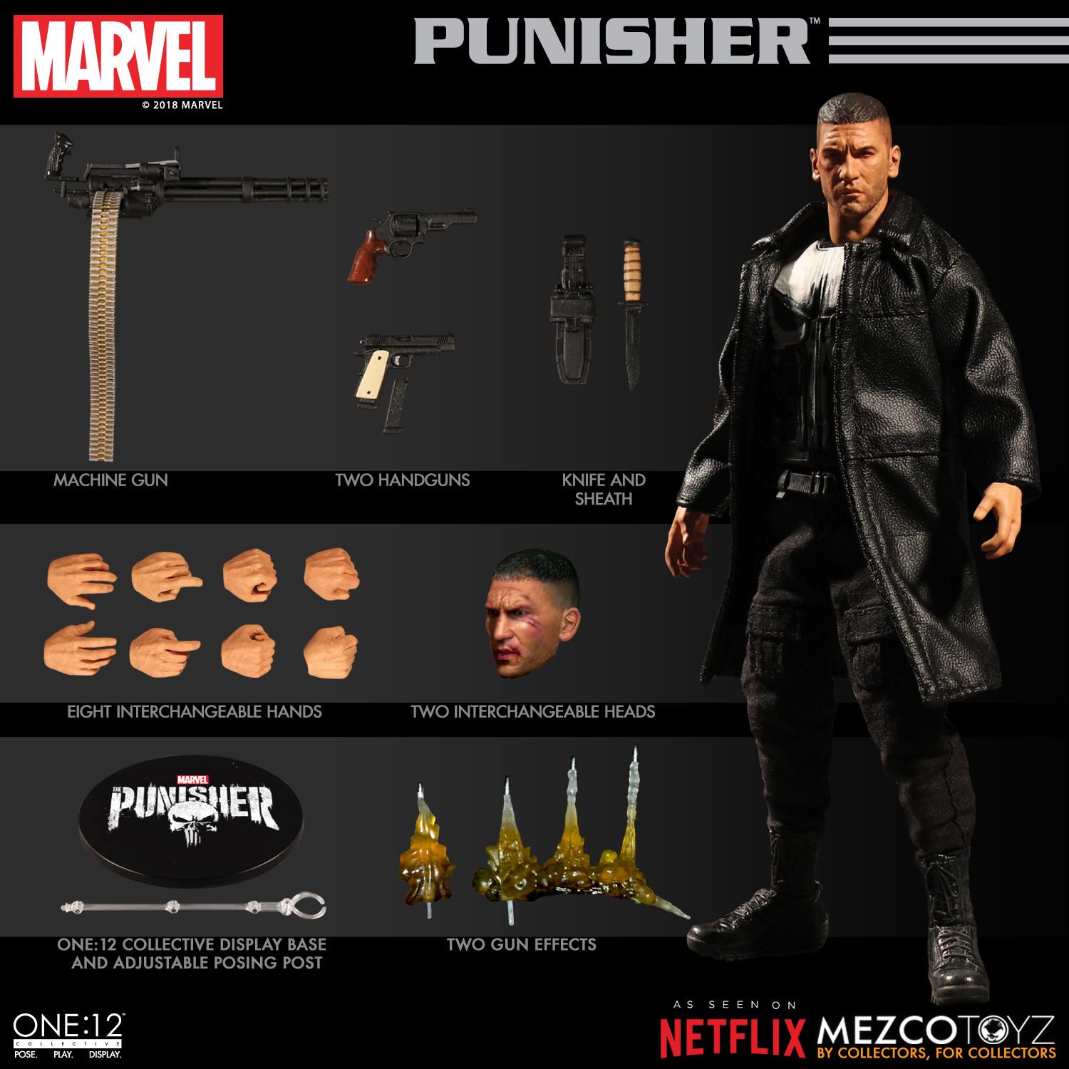 MEZCO　メズコ　ONE12　ワン12　パニッシャー　Netflix　ドラマ