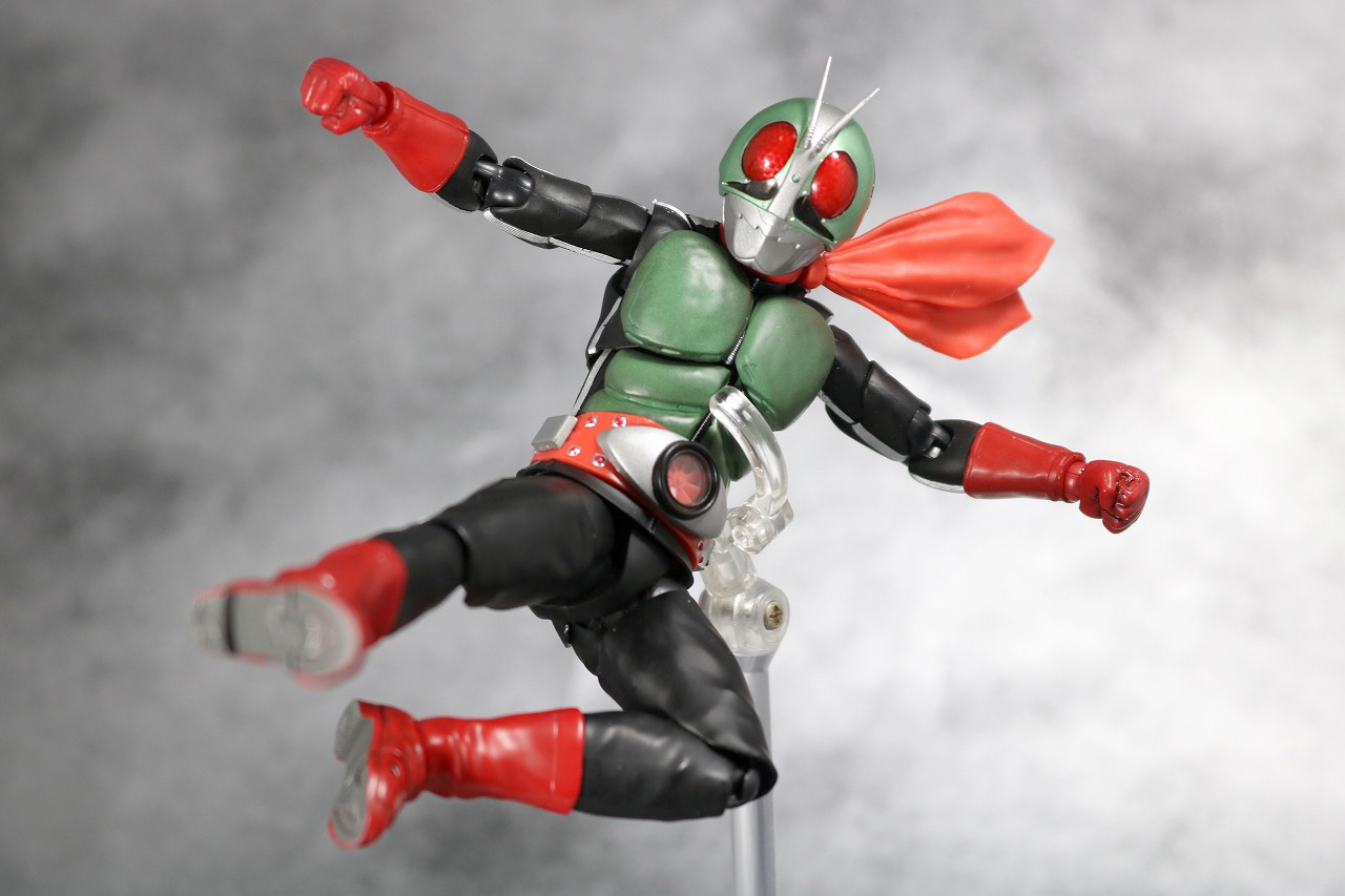 S.H.フィギュアーツ　仮面ライダー新2号　真骨彫製法　レビュー　アクション