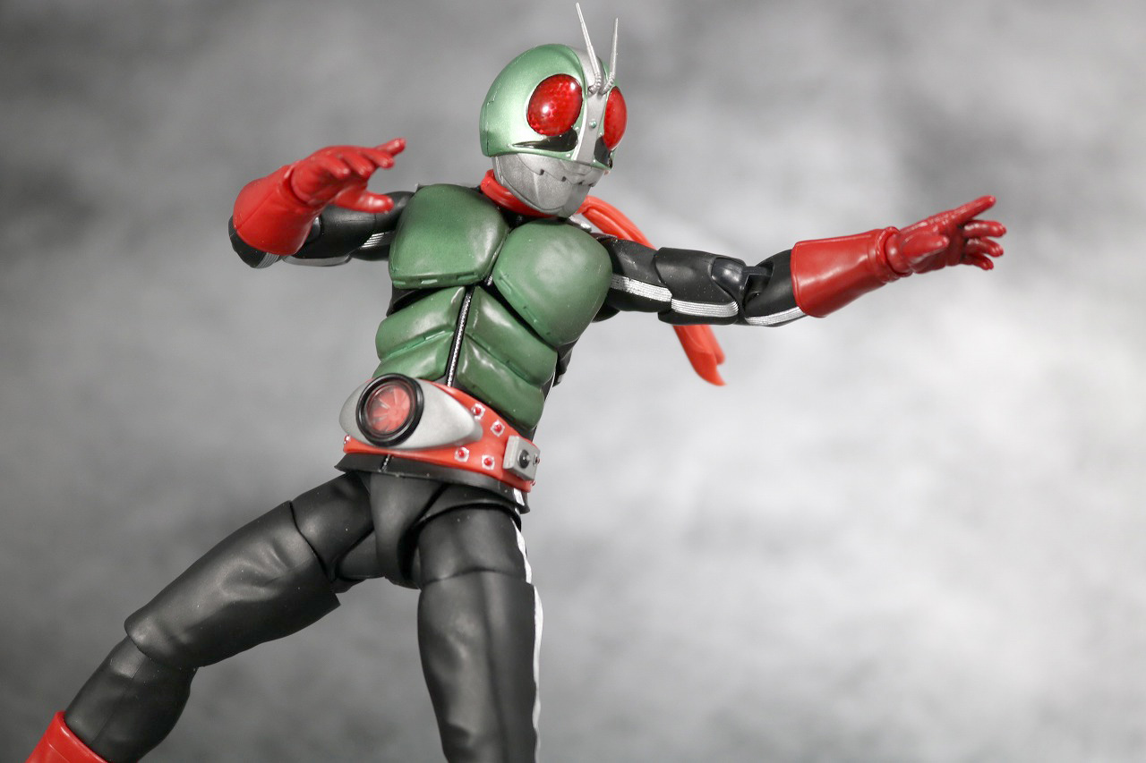 S.H.フィギュアーツ　仮面ライダー新2号　真骨彫製法　レビュー　アクション