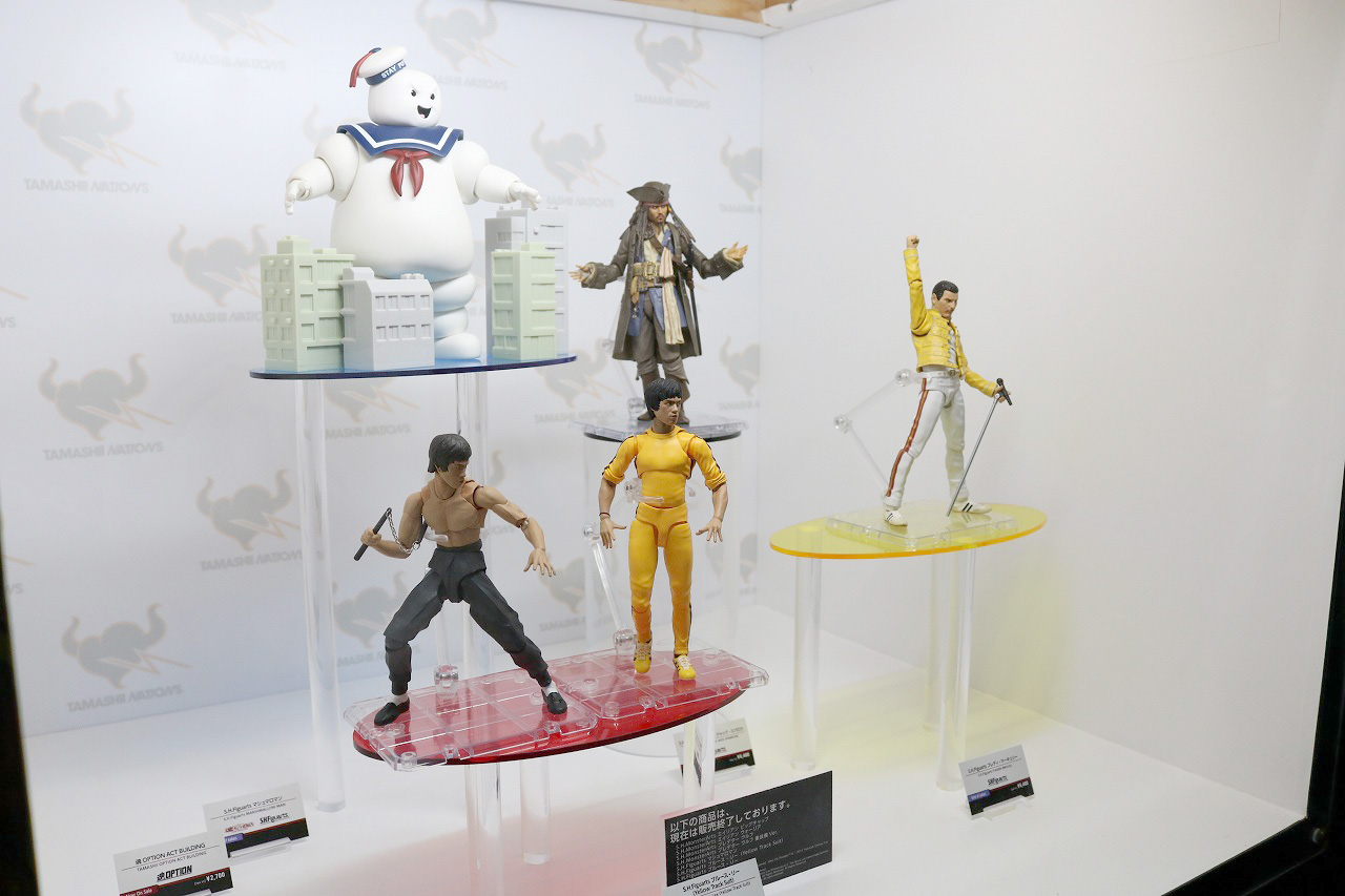 TAMASHII Comic-Con タマシイコミコン　マシュマロマン　ジャック・スパロー　ブルース・リー　フレディ・マーキュリー