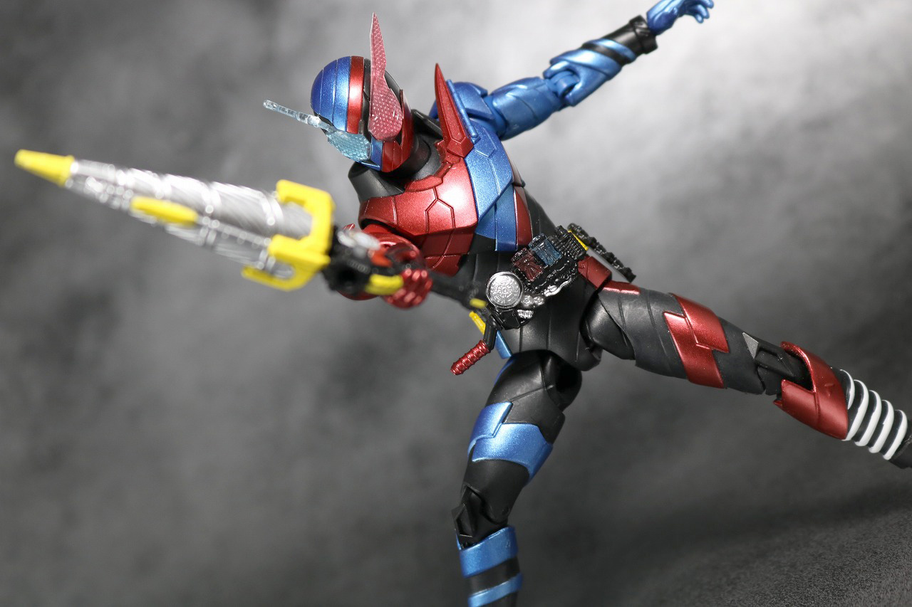 S.H.フィギュアーツ　マシンビルダー　パーツセット　レビュー　仮面ライダービルド　バイク　アクション