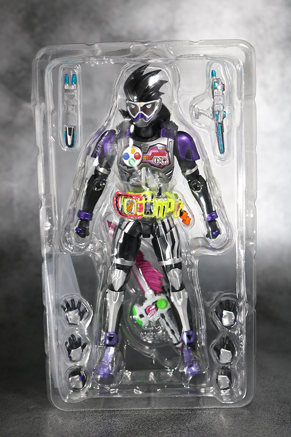 S.H.フィギュアーツ　仮面ライダーゲンム　アクションゲーマー　レベル0　レビュー　パッケージ