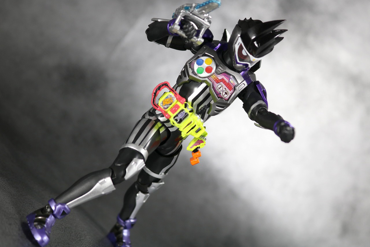 S.H.フィギュアーツ　仮面ライダーゲンム　アクションゲーマー　レベル0　レビュー　アクション