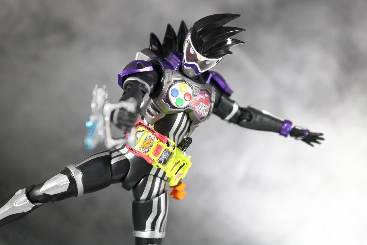 S.H.フィギュアーツ　仮面ライダーゲンム　アクションゲーマー　レベル0　レビュー　アクション