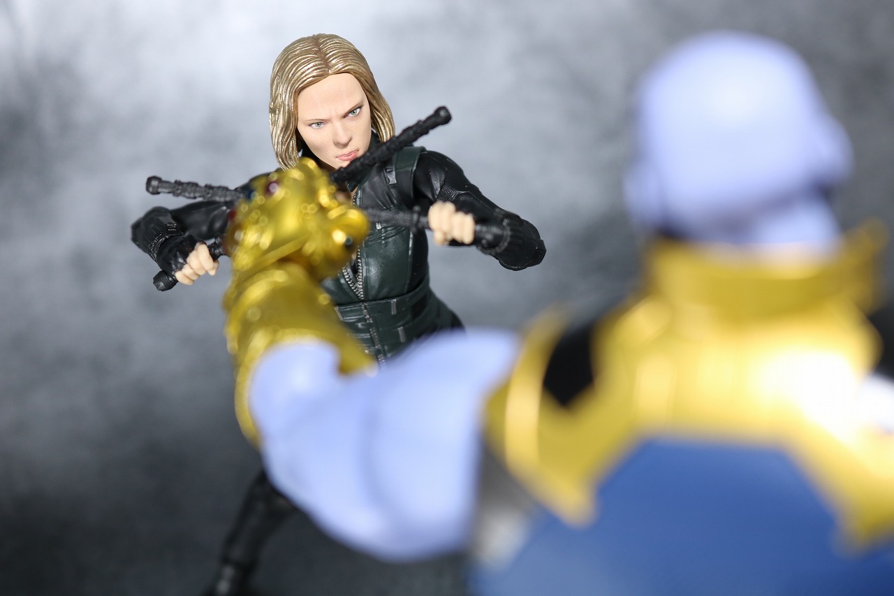 S.H.フィギュアーツ　ブラックウィドウ　アベンジャーズ　インフィニティウォー　レビュー　アクション