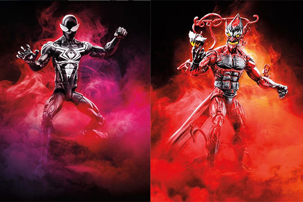 マーベルレジェンド新作！ブラックスーツスパイダーマン＆レッドゴブリンが登場！