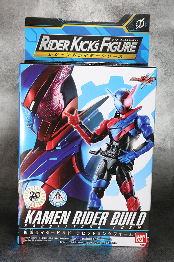 RKF　RIDER KICK'S FIGURE　仮面ライダービルド　ラビットタンクフォーム　レビュー　パッケージ