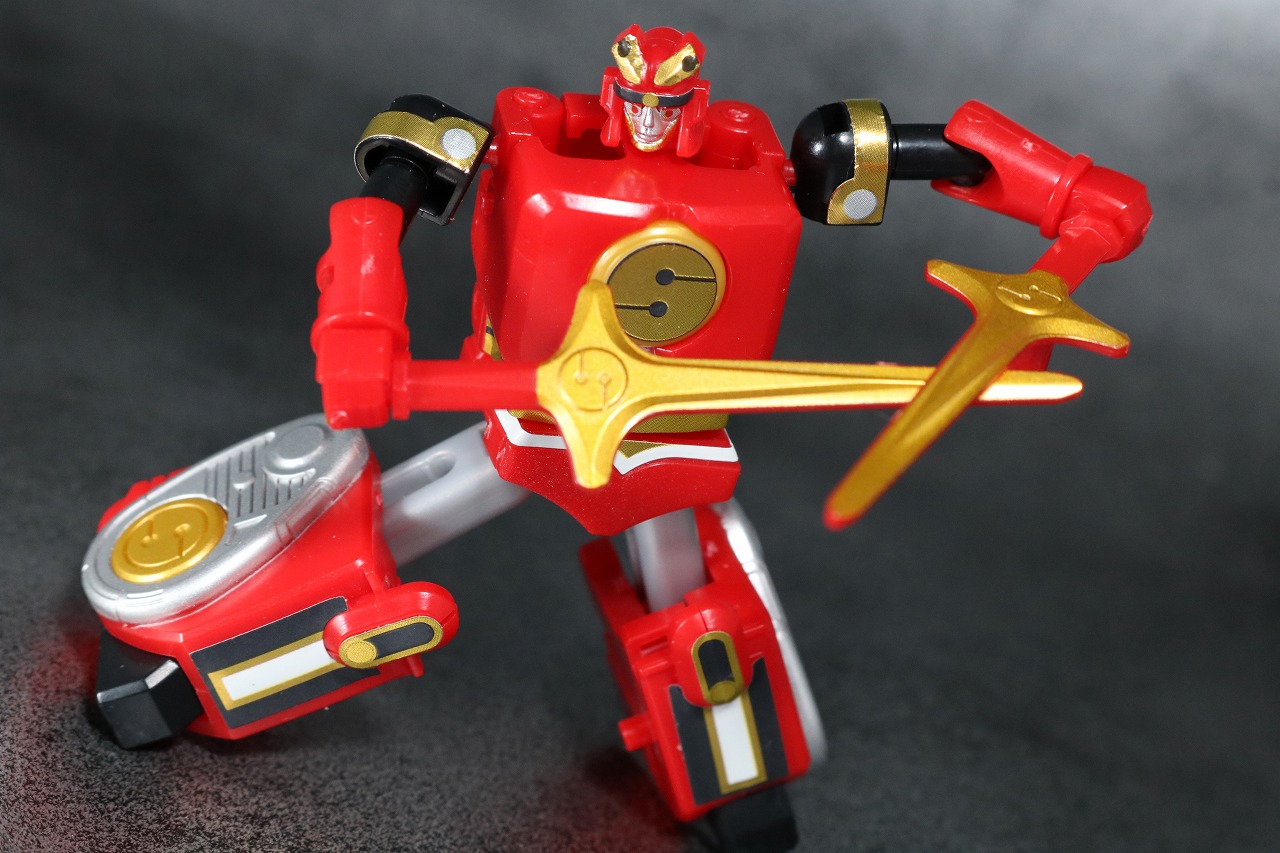 スーパーミニプラ　隠大将軍　レビュー　ゴッドサルダー　アクション