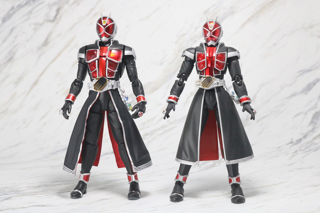 S.H.フィギュアーツ　仮面ライダーウィザード　フレイムスタイル　真骨彫製法　レビュー　全身