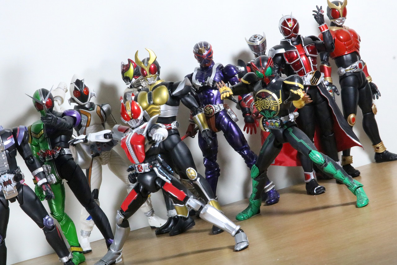 S.H.フィギュアーツ　仮面ライダージオウ　レビュー　アクション　クウガ　ウィザード　龍騎　オーズ　響鬼　キバ　アギト　電王　フォーゼ　W