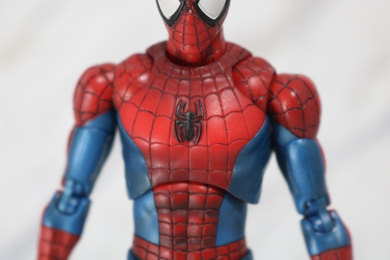 MAFEX　スパイダーマン　COMIC　コミック　Ver　レビュー　全身